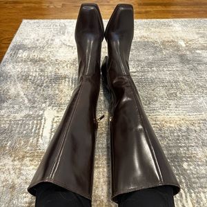 VINCE CAMUTO Sangeti Snip-Toe Block-Heel Tall Boots - WORN ONCE